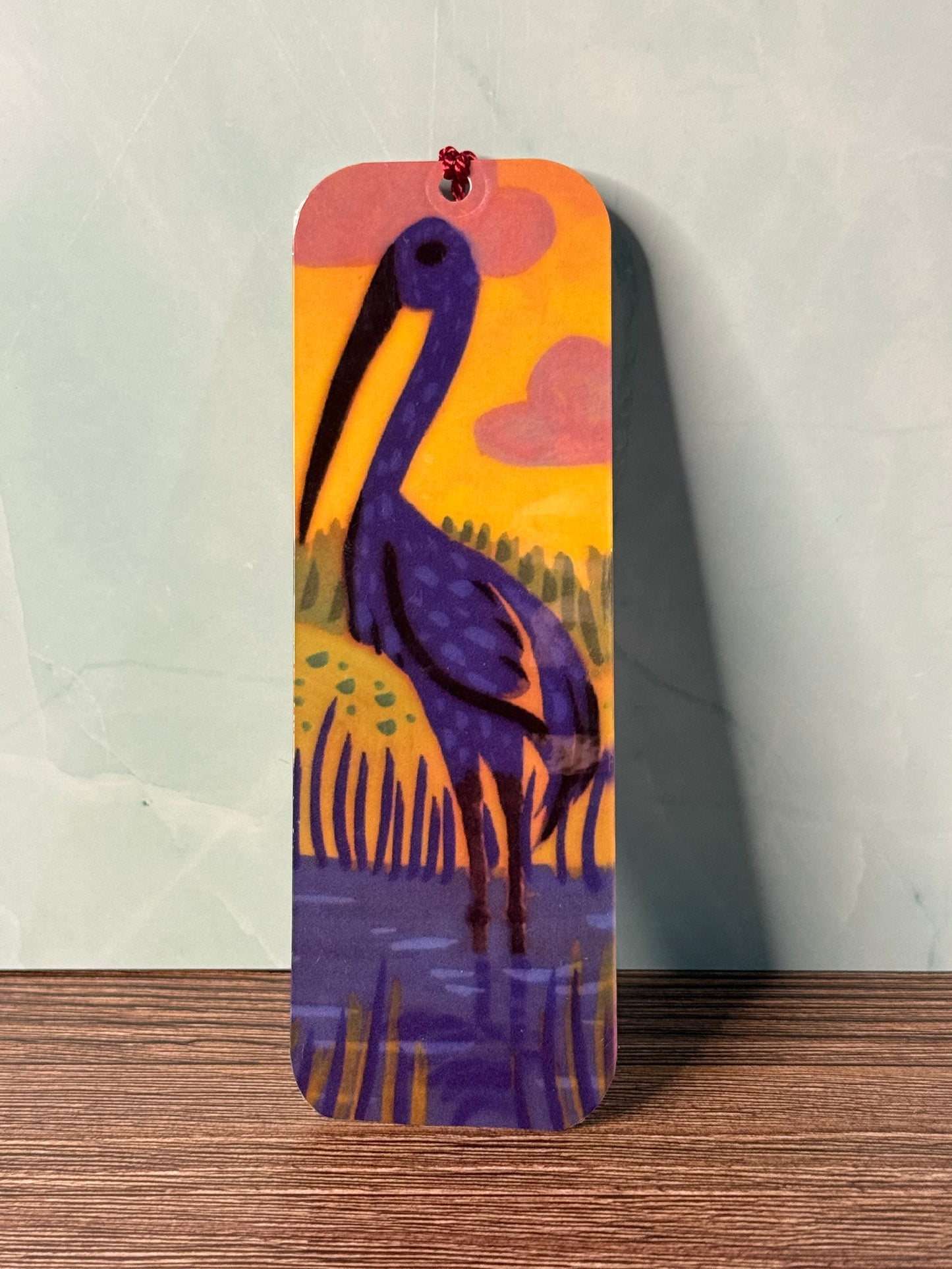 Blue Ibis Bookmark